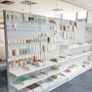 Wholesale Commercial Store Shelves Double Sided Gondola Supermarket Shelves Display from china suppliers