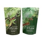 Food Grade Stand Up Pouch Bags Plastic Custom Foil Matte Finish For Tea Packing