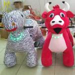 Hansel amusement coin operated mall ride on battery operated animal rides