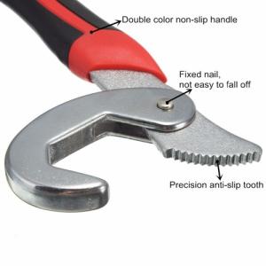 Wholesale 2PC Adjustable Quick Snap'N Grip Wrench Universal Wrench Set from china suppliers