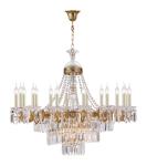 Brass and beveled glass chandelier Lighting for Project Lighting Fixtures (WH-PC