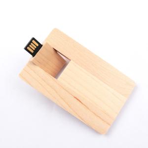 Wholesale CMYK Print 16GB 32GB 64GB Maple Flash Drive Wooden Card USB UDP Chips Inside from china suppliers