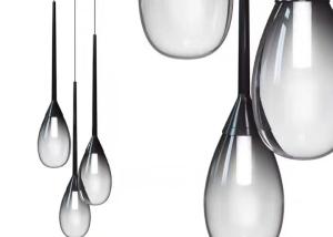 Wholesale Glass Chandelier Ceiling Luxury Interior Led Design Modern Hanging Lamps Pendant Light from china suppliers