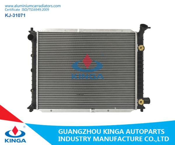 Silver Ford Aluminum Radiator , 2002 Ford Escort Cooling System Brazing Auto Car