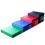 Pure Black Progressive Vaulting Box Exercise Combo Set Fitness Epuipment