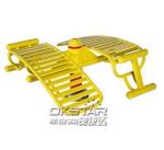 high quality outdoor gym equipment with TUV certificate EN 16630 sit up exercise