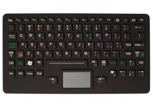 China 94 Keys IP67 Ruggedized Backlit Silicone Industrial Keyboard With Touchpad Matrix FPC Flex Cable on sale