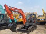 6 Ton DX60 0.2m3 Second Hand Hydraulic Crawler Excavator With Doosan Bucket