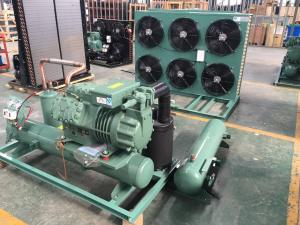 China Industrial  6 Fan Motors Fin Type Air Cooled Condenser Coil Price on sale