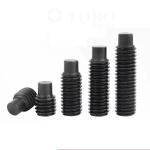 M2 - M6 Black Oxide 45H Alloy Steel Hex Socket Grub Screws DIN915 Grade 12.9