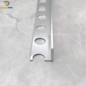 Wholesale Trim For Ceramic Tiles Metal Tile Trims Tile Edging Strip 2.44 Meters from china suppliers