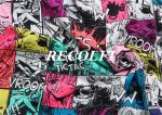 Comic Printing Activewear Made From Recycled Plastic Polyester Stretch Fabric