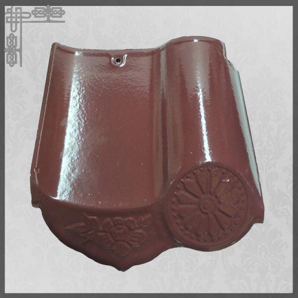 Custom Waterproof Glazed Clay Spanish S Roof Tile Red Mediterranean Homes