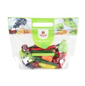Wholesale PET CPP Stand Up Fresh Fruit Food Packaging Bag With Zipper Vent Holes from china suppliers