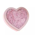 Clear Shiny Lid Heart Shaped Flower Packaging Boxes for Customized Flower
