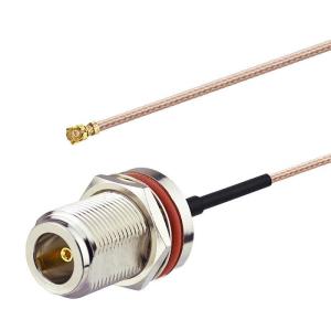 Wholesale Pigtail Jumper Cable Coaxial Cable RG178 N Female To IPEX U.Fl from china suppliers