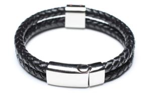 Wholesale Leather Bracelet, Stainless Steel Clasp from china suppliers