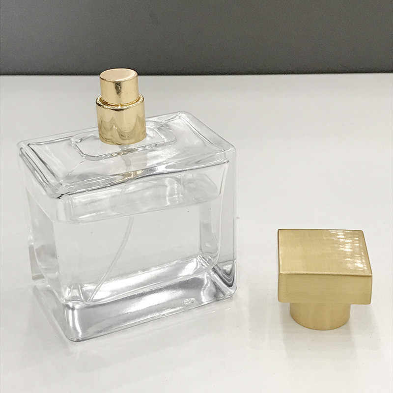 31*31*28mm Zamak Perfume Caps Customized Logo Silk Screen Printed