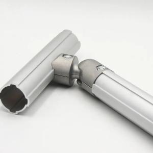 Wholesale Fixed Inner Joint Aluminum Alloy Connector Lean Tube Industrial 180 Degree from china suppliers