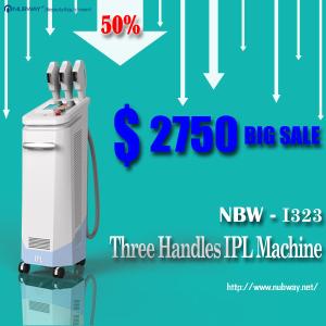 Wholesale 50% discount three handles high power ipl elight beauty machine for unwanted hair removal from china suppliers