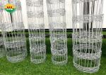 50M Hinge Joint Wire Mesh , High Tensile 3mm Steel Fence Roll