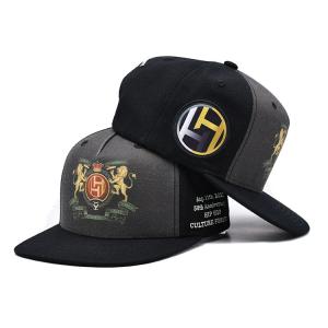 Wholesale OEM Design 5 Panel Snapback Hat Custom Fitted Snapback Cap With Plastic Buckle from china suppliers