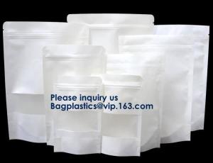 Wholesale Custom Printed Kraft Paper Flat Bottom Standup Pouch / Food Packaging Bags,250g/500g High Barrier Custom Printed Foil Co from china suppliers