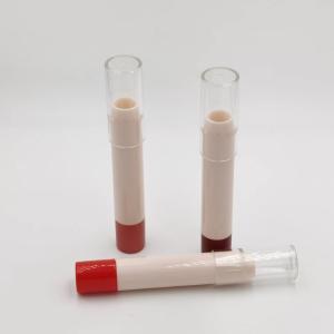Wholesale Colorful White Empty Round Plastic Chapstick Lip Balm Lipstick Container Lipstick Tube Cosmetic Container Custom from china suppliers