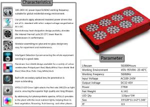 Wholesale for sale hydroponics Led grow lights apollo8 full spectrum Led grow lights from china suppliers