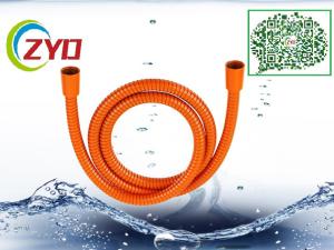 Wholesale 1.5M Double locker Flexible Orange Color Painted Bathroom Shower Hose Toilet Hose Iran Turket European Market from china suppliers