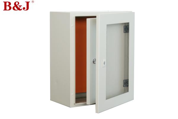 Double Door Metal Electrical Enclosure Box 400 x 300 x 200 mm Inner Door With