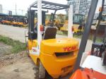 Used Good Condition Low Price Koamtsu 3 Ton Forklift Truck Fd30 3 Stages Mast