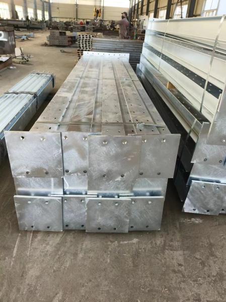 Bolted Galvanized H Section Steel structure Retaining Wall beam Weather