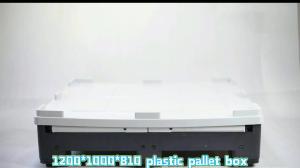 Wholesale Folding plastic EU containers storage box for auto parts and foods from china suppliers