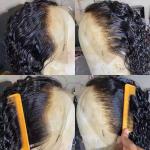 Deep Water Wave Lace Front Human Hair Wigs Pre Plucked Human Hair Wig