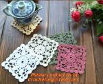 Hand made crochet doily, table cloth, Different styles of different Placemat