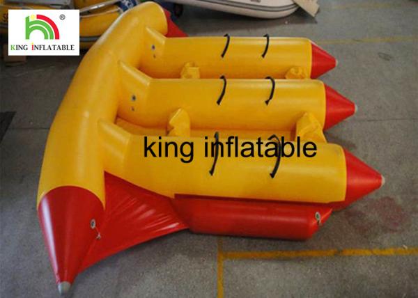Amusement Water Inflatable Fly Fishing Boat Inflatable Banana Boat For Surfing
