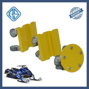Wholesale V Sled Ski Snowmobile Wheel Dollies 3 Pcs Lightweight Yellow Color Snowmobile Roller Set from china suppliers