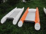 High Racing Catamaran Work Boat 5m 8 Person Fishing Boat With Jockey Console