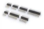 2.54mm 1.27mm Straight Round 4 Pin Header Connector 2-40pin Single Dual Row PBT