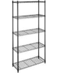 36" W X 14" D X 60" H Home Wire Shelving Unit Black Powder Coating