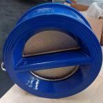 Flanged wafer type butterfly check valve Water Medium SS410 Shaft DI Body 2000