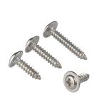Stainless Steel Pan Head Screws Coarse / Fine Thread M6 Screw 32 Thread Count