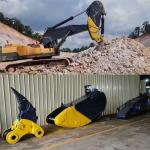 20-Ton Heavy Duty Excavator Rock Ripper Attachment For Excavators Over 50 Tons