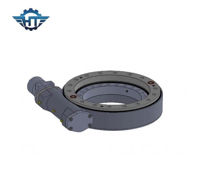 Double Envelope Worm Small Slew Drive 89000 Nm Slow Speed Worm For Solar Tracker