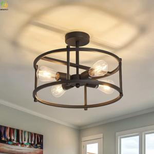 Wholesale Iron Pendant Light Home Art Baking Paint Black LED Nordic Pendant Light from china suppliers