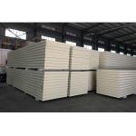 Polyurethane Cold Storage Room Panel With Steel Thickness 0.4 - 0.8mm