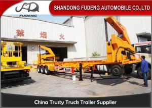 Wholesale 20 Foot / 40 Foot Side Loader Trailer With Hydraulic Lifting System from china suppliers