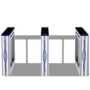 Security Internal Swing Barrier , IP54 Arm Electronic Turnstile Gates