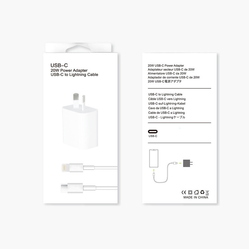 Rigid Rectangle Data Cable Packaging Box for Electronic Products